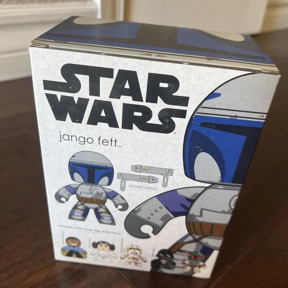 Star Wars Jango Fett Mighty Muggs Figure 2008 Hasbro NEW